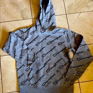 Champion Gray Hoodie for kids